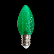 C7 LED Faceted Bulb – Case of 1000 – Green