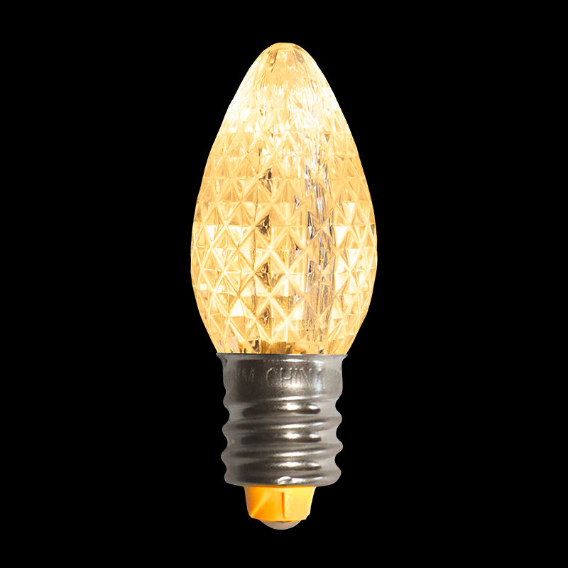 C7 LED Faceted Bulb – Case of 1000 – Sun Warm White