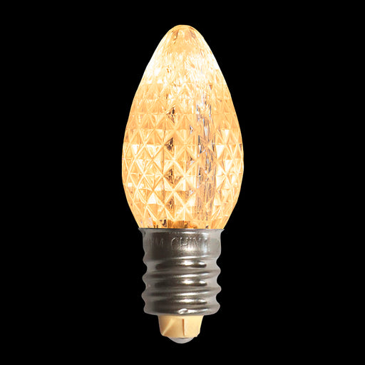 C7 LED Faceted Bulb – Case of 1000 – Traditional Warm White