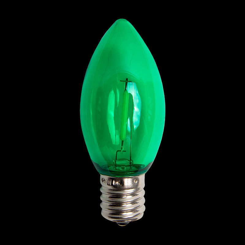 C9 Filament Bulb – Case of 500 – Green