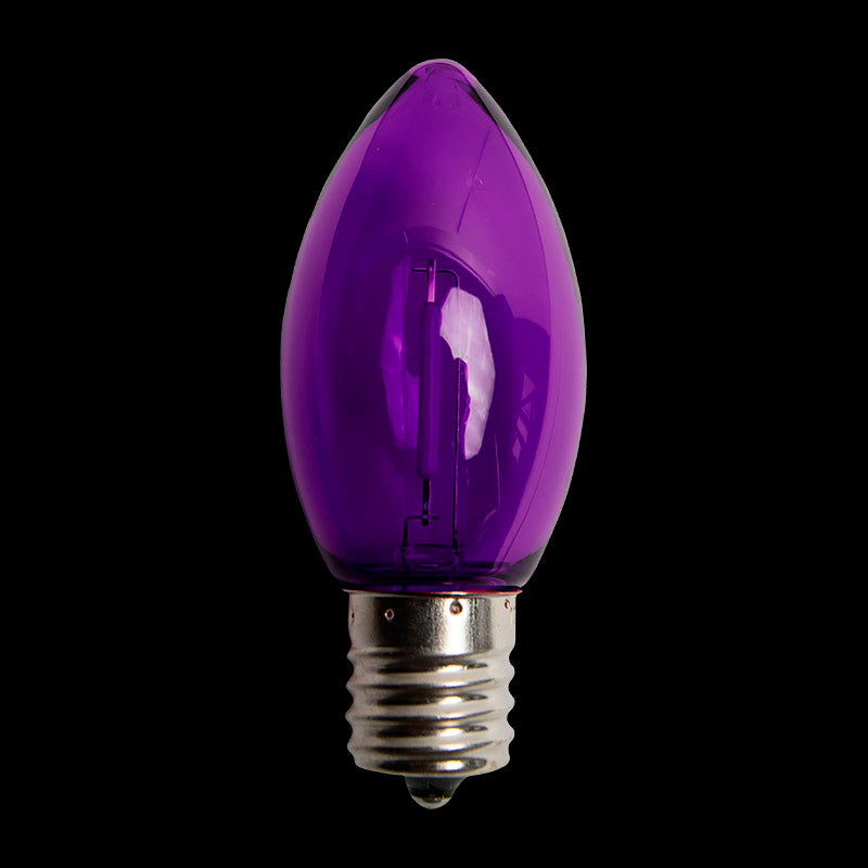 C9 Filament Bulb – Case of 500 – Purple