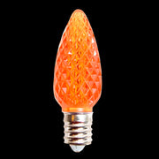 C9 LED V2 Faceted Bulb – Case of 500 – Orange
