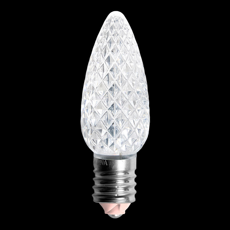 C9 LED V2 Faceted Bulb – Case of 500 – Pure White