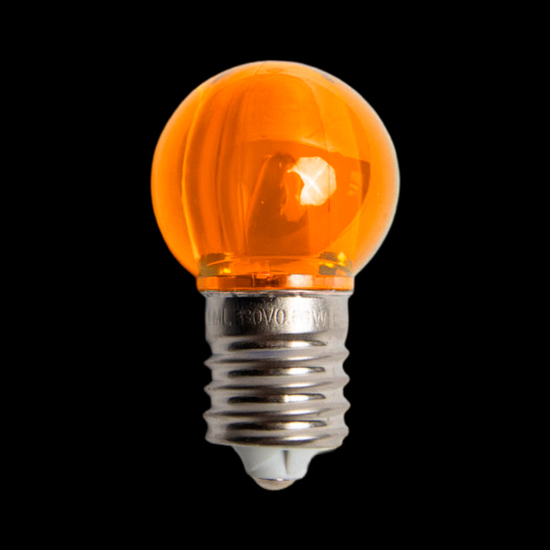 G30 LED Transparent Bulb – Case of 500 – Orange