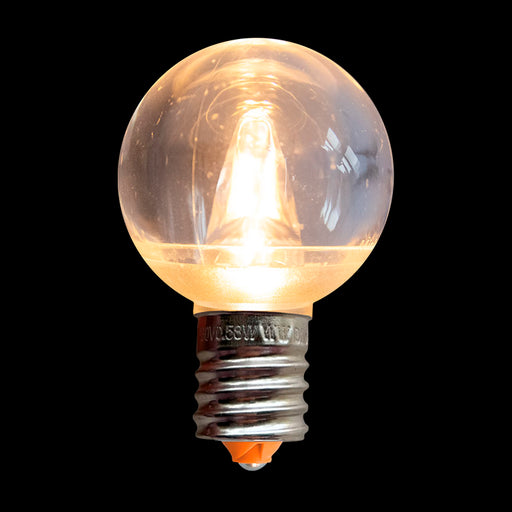 G40 LED Transparent Bulb – Case of 250 – E17 – Traditional Sun Warm White