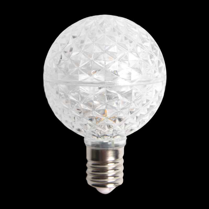 G50 LED Faceted Bulb – Case of 250 – Pure White
