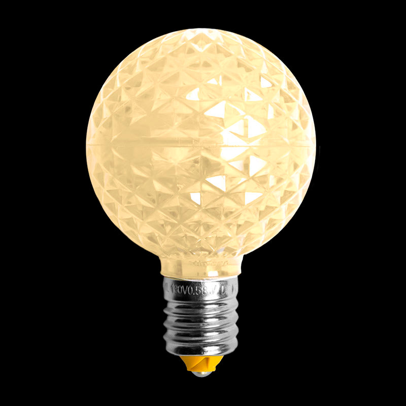 G50 LED Faceted Bulb – Case of 250 – Sun Warm White