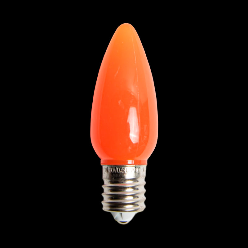 C9 Opaque Bulb – Case of 500 – Bulb Orange