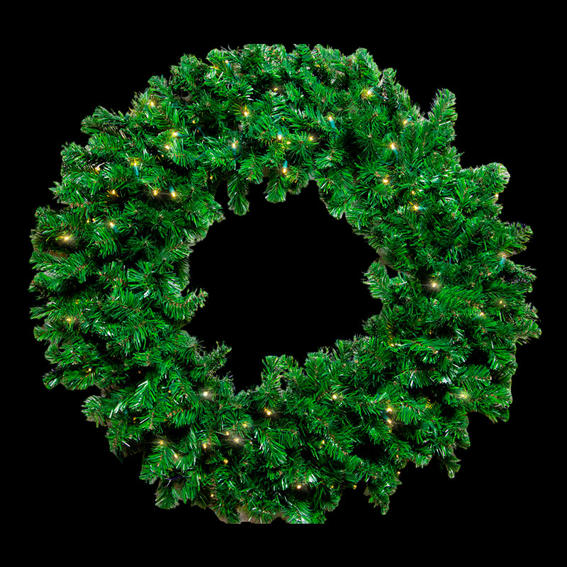 MUSA Wreath 48" Pre-lit Sun Warm White – Case of 2 – Default Title