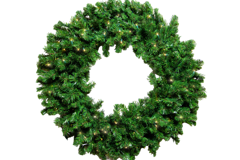 MUSA Wreath 96" Pre-lit Sun Warm White – Default Title